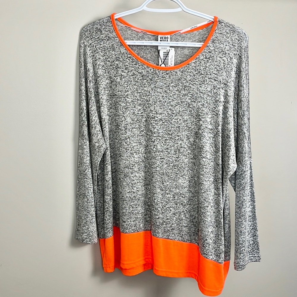 Vero Moda Orange Trim Sweater